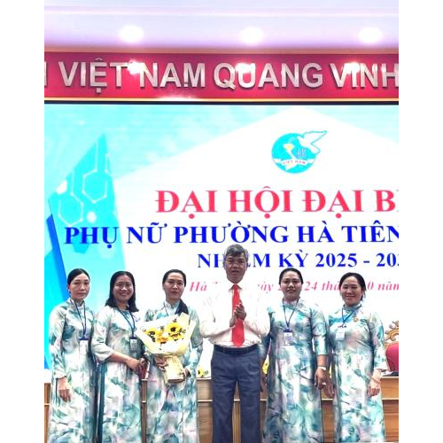 Đại hội đại biểu phụ nữ phường Hà Tiên lần thứ I, nhiệm kỳ 2025-2030: Đồng chí Trịnh Ngọc Son tái giữ chức danh Chủ tịch Hội LHPN phường